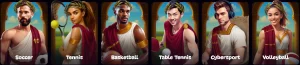 aphrodite casino sports